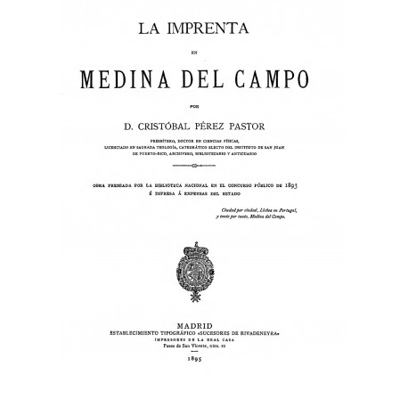 La Imprenta en Medina del Campo