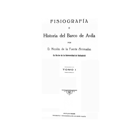 Fisiografía e Historia del Barco de Avila