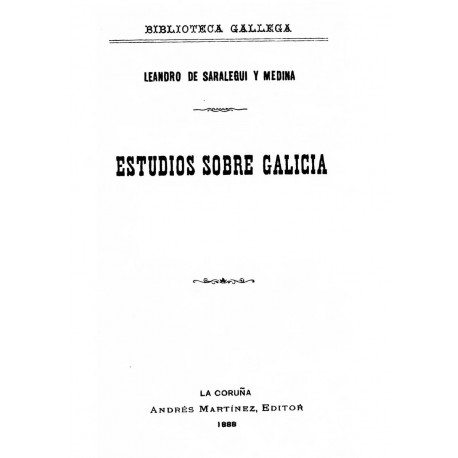 Estudios sobre Galicia