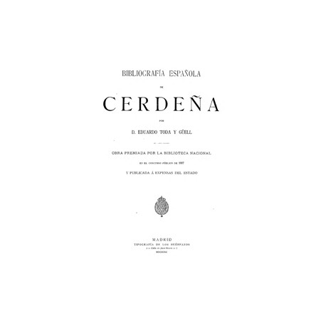 Bibliografía española de Cerdeña