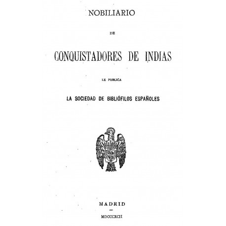 Nobiliario de los conquistadores de indias