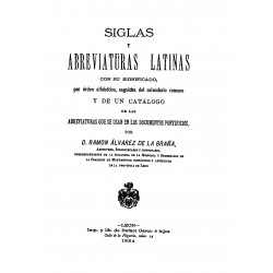 Siglas y abreviaturas latinas