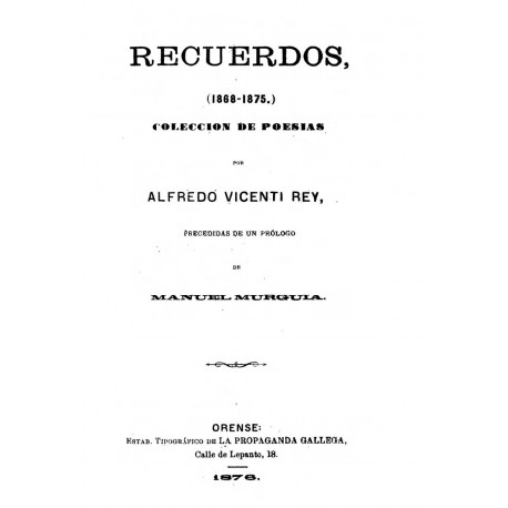 Recuerdos ( 1868-1875)