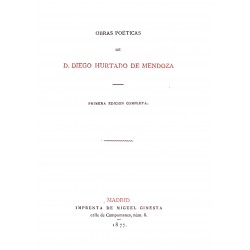Obras poéticas de Don Diego Hurtado de Mendoza