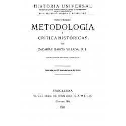 Metodología y crítica histórica