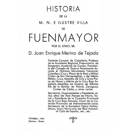 Historia de la M.N.e Ilustre Villa de Fuenmayor