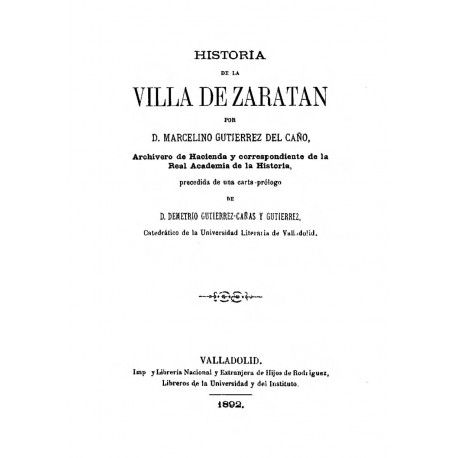 Historia de la villa de Zaratán