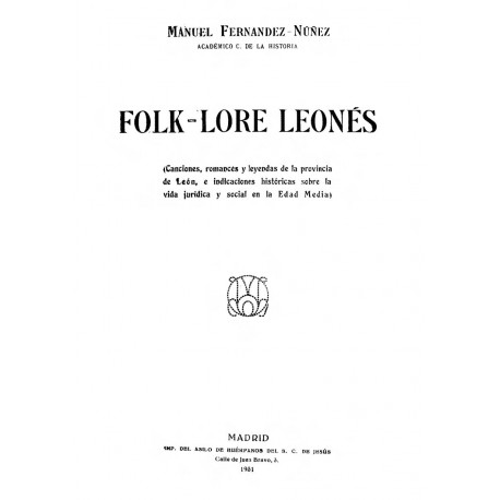 Folk-lore leonés