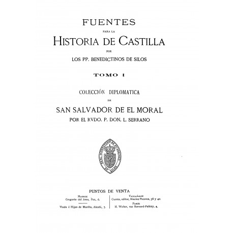 Colección diplomática de San Salvador del Moral