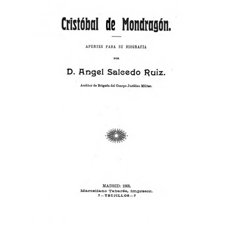 Cristóbal de Mondragón.