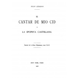 El Cantar del Mío Cid  la Epopeya Castellana