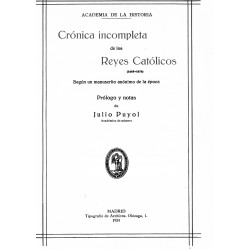 Crónica incompleta de los reyes católicos (1469-1476)
