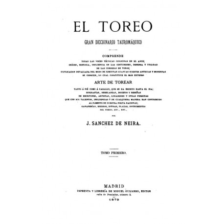 EL TOREO GRAN DICCIONARIO TAUROMÁQUICO