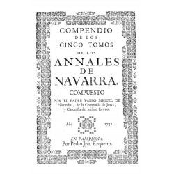 Compendio de los cinco tomos de los Anales de Navarra