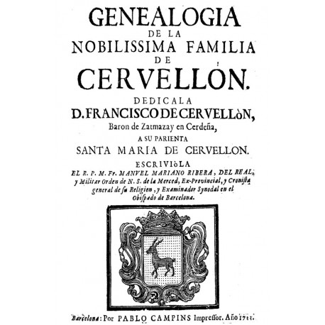 Genealogía de la familia de Cervellón