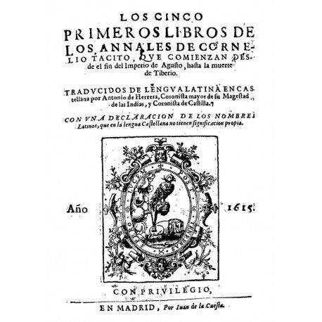 Los cinco primeros libros de los Annales de Cornelio Tacito