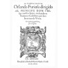 La primera parte de Orlando Furioso