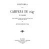 Historia de la campaña de 1647 en Flandes.