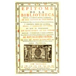 Epitome de la Bibliotheca oriental y occidental, náutica y geográfica