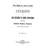 Catálogo de una colección de libros cervantinos