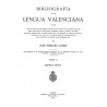 Bibliografia de la lengua valenciana