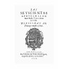 Las seiscientas apotegmas y otras obras en verso de Juan Rufo