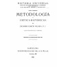 Metodología y crítica histórica