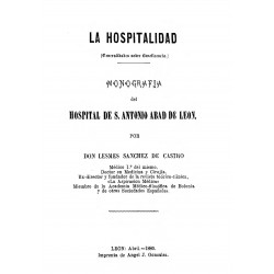 La Hospitalidad ( generalidades sobre Beneficencia)