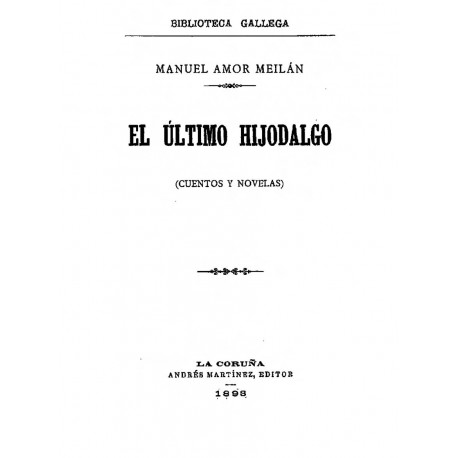 El último hijodalgo