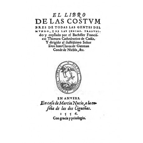 El libro de las costumbres de todas las gentes del mundo, y de las Indias.