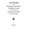 Catálogo de los documentos del Archivo Municipal de Leòn