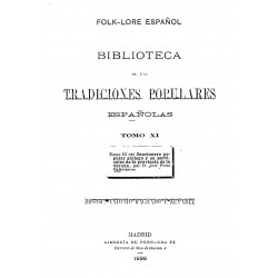 Biblioteca de las tradiciones populares españolas