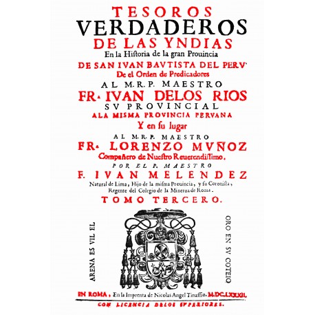 Tesoros verdaderos de la Indias