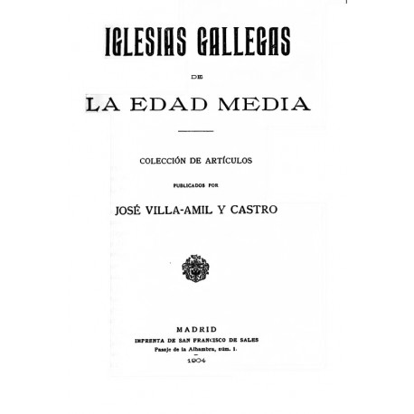 Iglesias gallegas en la Edad Media