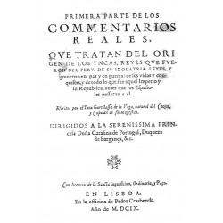 Primera parte de los comentarios reales