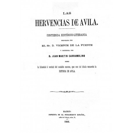 Las Hervencias de Avila