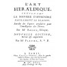 L' art heraldique contenant la maniere dápprendere facilement le blason
