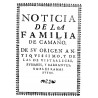 Noticia de la familia de los Caamaños