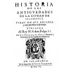 Historia de las antigedades de la ciudad de Salamanca