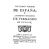 Claros varones de España y 32 cartas