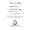 Indagación y reflexiones sobre la geografía con algunas noticias previas indispensables